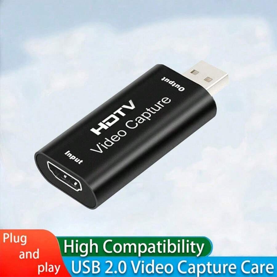 4K高清电视视频采集卡,支持1080P流媒体播放和录制,可通过USB 2.0接口连接高清电视,并可录制到数码单反相机、运动相机、电脑等设备,适用于流媒体播放、直播、视频会议、教学、游戏等场景,兼容Windows/Android/MacOS系统。 - 查看 1