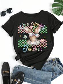Women T-Shirts - Black - View 5