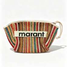 Fresh And Rustic Straw Bag, Fabric Purse With Zipper, Simple And Portable, Versatile For Everyday Use, Small Clutch Bag. - 1 - View 7