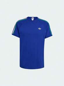 Adidas Originals 男款 ORIGINALS T-SHIRT 經典純棉三條紋運動短袖T恤 KC8641 - 寶藍色 - 查看 2