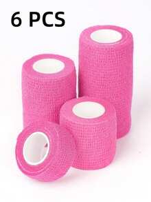 3/4/6/8/12/24入 5cm*4.5m 自黏式繃帶 透氣運動彈性自黏膠帶 - 彩色 - 查看 7