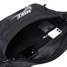 Nike 腰包单肩包，男女通用斜挎腰包，轻便休闲包，BA5751-010 - 黑色 - 查看 4