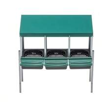 Chicken Nesting Boxes With Nesting Holes And Legs, Including Cover For Outdoor Use ( / Poultry Farm) - 3-hole - View 8