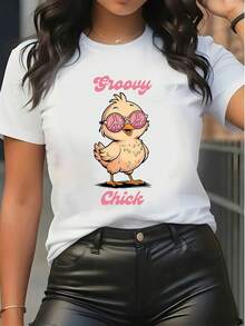 Women T-Shirts - White - View 6