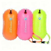1pc Outdoor Safety Swimming Buoy Assist Flotation Device, Single Air Bladder Swim Tow Float, Thick PVC Material With Waist Strap, High Buoyancy Design, Portable, Swimming Rest Floating Bag, Inflatable Buoy Lifesaving Gear, Essential For Holiday, Pool, Beach - Multicolor - View 15