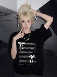 Women T-Shirts - Black - View 1