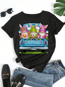 Women T-Shirts - Black - View 5