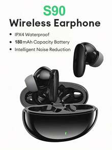 True Wireless Earbuds - Compatible With Apple And Android Devices, Built-In Microphone, Sweat-Resistant, Up To 24 Hours Playtime - White, Earphones > Wireless, True Wireless Earbuds, Earphones - View 12