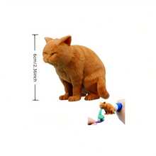 1pc Funny Cat Butt Shaped Toothpaste Squeezer, Orange Cat Tail Design, Fully Automatic Dispensing (No Battery Required), Perfect Prank Gift For Cat Lovers, Pranksters And Humor Enthusiasts, Suitable For Couples Prank Decor - Multicolor - View 3