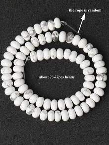 5*8mm Abacus-Shaped Beads, Emperor Stone Agate Beads, Jade Stone Beads, DIY Loose Beads, Jewelry Making Materials, Bracelet Making Accessories - Multicolor - View 11