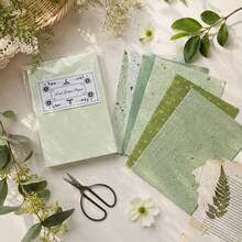 50PCS Vintage Material Paper Scrapbooking Paper DIY Junk Journaling Collage Decoration Background Handmade Paper - Paper - View 4