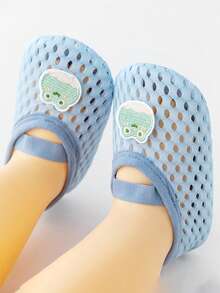 1 Pair Unisex Baby Floor Socks, Toddler Learning To Walk Socks, Cute Short Boat Socks Suitable For All Seasons - Multicolor - View 3