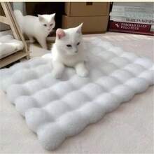 1pc Pet Plush Warm Thick Durable Cushion Mat For Dogs & Cats, Suitable For Autumn/Winter - Multicolor - View 10