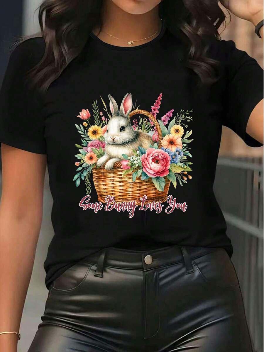 Women T-Shirts - Black - View 1