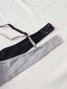 2件装女士舒适睡眠软杯无钢圈纯棉文胸，多种颜色可选 - 彩色 - 查看 11