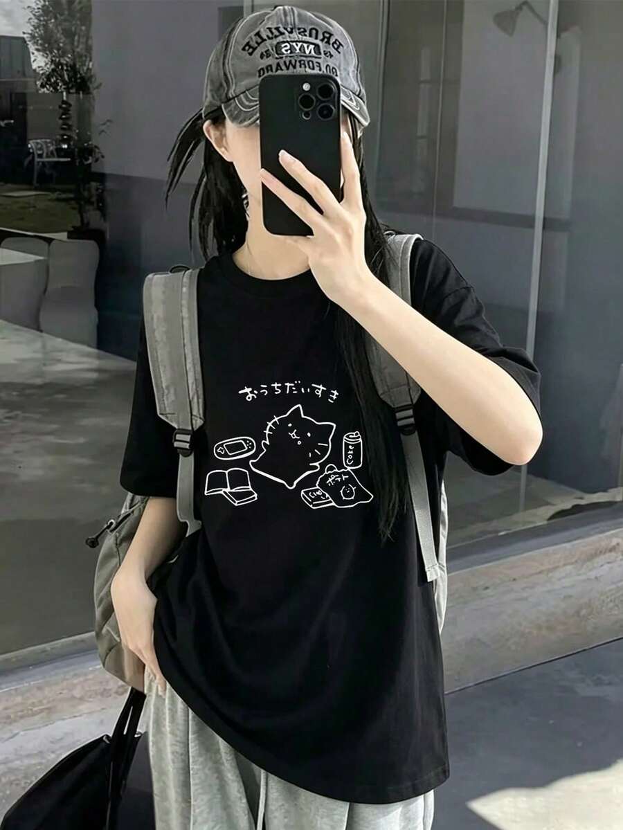Women T-Shirts - Black - View 1