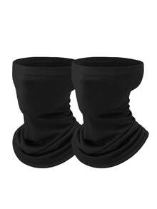 1pc/2pcs Unisex Solid Color Balaclava Face Mask, Suitable For Skiing, Football Sports, Lightweight And Convenient, Sun Protection, Cycling Specific - Multicolor - View 11