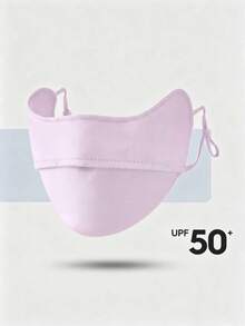 1 pieza Máscara facial de protección solar de seda de hielo de verano, unisex, unicolor/color degradado, múltiples colores disponibles. Diseño recientemente actualizado con enfriamiento de contacto incorporado, transpirable y no sofocante, bloquea eficazmente los rayos UV, perforaciones invisibles que evitan la empañamiento de los lentes, respiración suave, correas ajustables para las orejas para uso prolongado sin presión. Corte 3D adaptado a los contornos faciales, estilizado y versátil, corte curvo que protege las esquinas de los ojos y las sienes, compatible con gafas, adecuado para ciclismo, desplazamientos, deportes, viajes, uso diario, estudiantes, conductores, entusiastas al aire libre, alta relación costo-rendimiento, ideal para uso personal, temporada de regreso a la escuela, regalos de Navidad, Halloween y talla grande - máscara de protección solar rubor - Ver 23