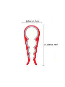 1pc 4-In-1 Multi-Function Can Opener, Bottle Opener, Non-Slip Removal Tool, Lid Opener, Manual Kitchen Can Opener With Non-Slip Handle, Suitable For Seniors And Arthritis Patients - View 3