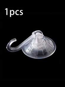 Transparent Plastic Suction Cup Hooks - Strong Support, Waterproof And Durable - Suitable For Windows, Glass, Shower, Bathroom And Kitchen Walls - Suitable For Daily Use, Holidays, Parties And Carnival Decorations - White - View 11