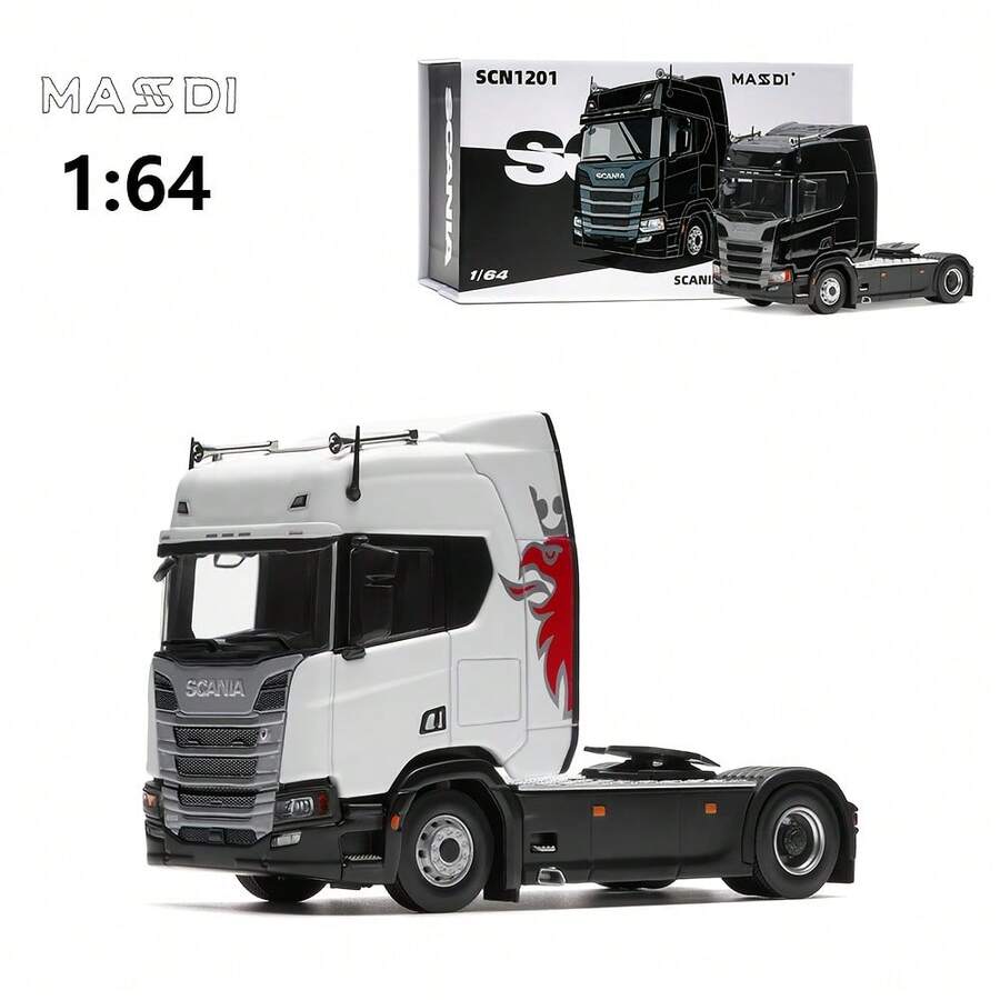 RMZ City Ornamen Model Kendaraan Mobil Paduan MASSDI 1:64 Scania R500 - MultiWarna - View 1