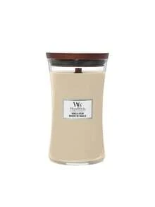WoodWick [Bundle] Hourglass Black Cherry Large Candle 609 g + Vanilla Bean Large Candle 610 g - Reloj de arena - Ver 4