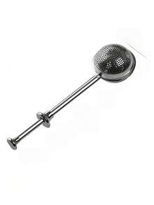 1pc Stainless Steel One-Handed Kitchen Flour Sifter, Powder Sugar Shaker Dispenser - Multicolor - View 7