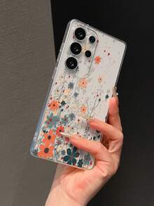 1 buah Casing Ponsel TPU Transparan Bermotif Bunga yang Kompatibel dengan iPhone 7/8/7Plus/8Plus/X/XS/XR/XSMax/11/11Pro/11ProMax/12/12Pro/12ProMax/12Mini/13/13Pro/13ProMax/13Mini/14/14Pro/14ProMax/14Plus/15/15Pro/15ProMax/15Plus/16/16Pro/16ProMax/16Plus/17/17Pro/17ProMax/Air, Galaxy S25/S25Plus/S25Ultra, S24/S24Plus, Honor 400/400Pro/500/500Pro, A3/A5 (Versi Internasional), 13C/14C/15C (Versi Internasional) - MultiWarna - View 8