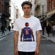 Jose Alvarado New York T Shirt Graphic Tee - 白色 - 查看 3