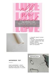 1 pieza Póster de pared sin marco para regalo del Día de San Valentín para ella y él, impresión de arte de amor, decoración romántica para apartamento, sala de estar, dormitorio, dormitorio universitario, decoración de habitación, impresiones para pared, regalo de San Valentín - Fuente - Ver 11