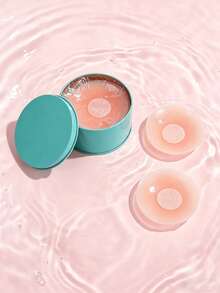 2/10pcs Reusable Invisible Nipple Covers, Seamless Non-Slip, Suitable For Various Occasions - Apricot - View 1