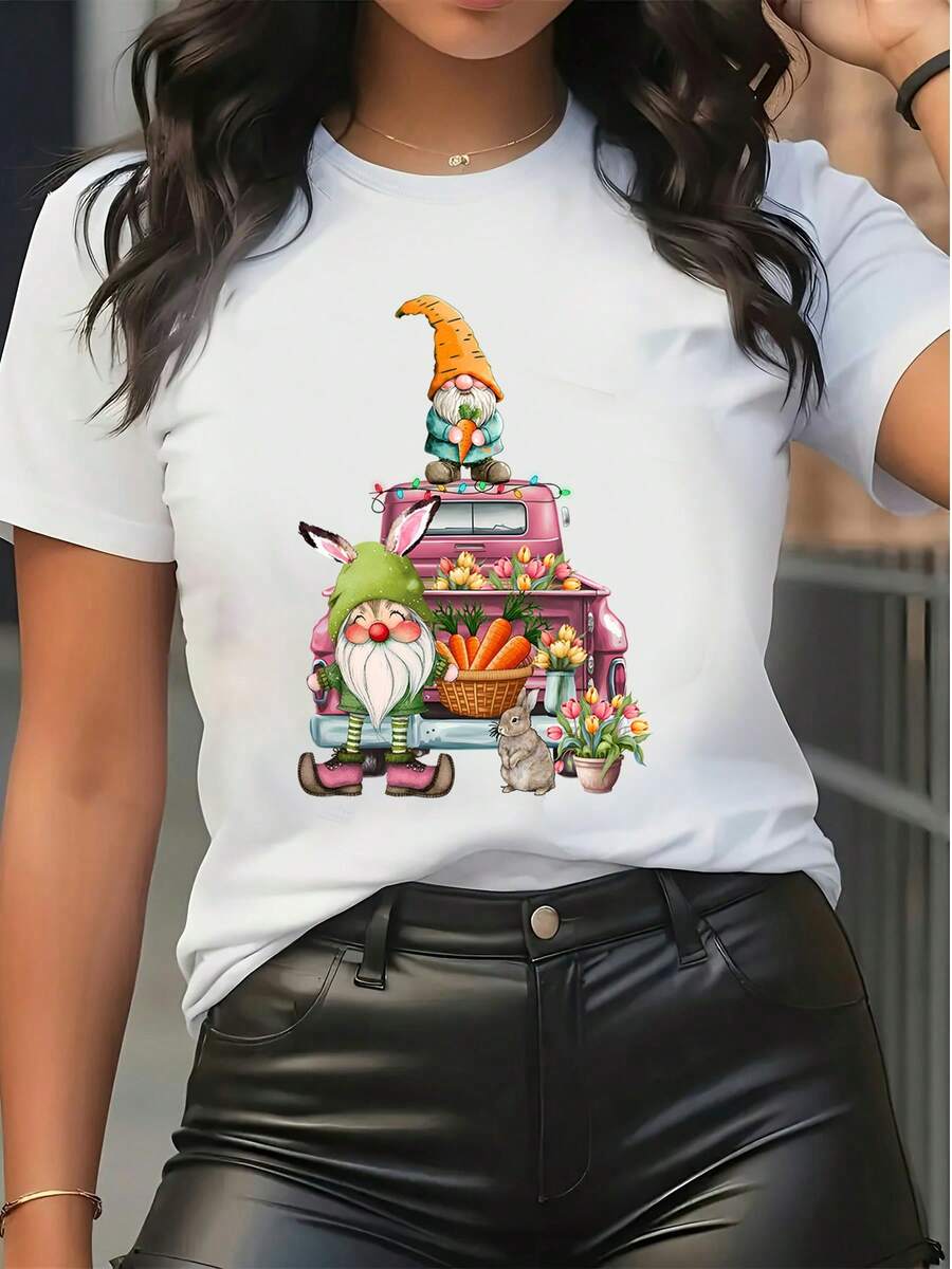 Women T-Shirts - White - View 1