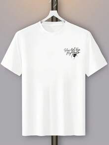 Camiseta de hombre con diseño de medalla de araña - Blanco - Ver 4