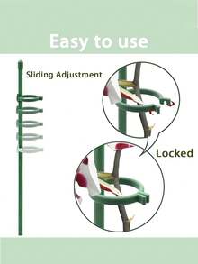5/10 piezas Estacas de soporte para plantas con clips, varas de soporte para orquídeas, adecuadas para tomates en maceta, rosas, flores, postes de soporte para plantas de jardín, uso interior y exterior, adecuadas para el jardín - Varios estilos - Ver 4