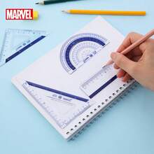Disney 디즈니 학생 문구 세트 자 삼각자 다기능 직선자 측정 플라스틱 직선자 마블 스파이더맨 드로잉 자 창의적인 긴 자 스케일 자 개학 시즌 - 싱글피스 - 보기 4