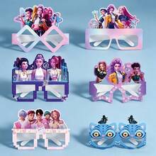 Novelty Decorative Glasses Stylish Party Ornament Exquisite Fashion Matching Props Universal Costume Accessories For Holiday Gathering Photoshoot Stage Performance Party Decoration Random Delivery - Multicolor - View 1