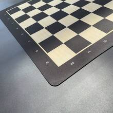 Easytoday Large Size 52cm/20.47inch Premium Rubber Chess Board, Standard Version Suitable For Competition Games, Strategic Gameplay, Portable Storage Chess Board - Black - View 7