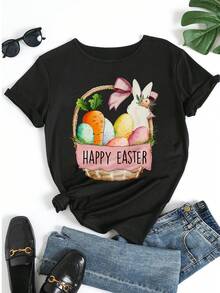 Women T-Shirts - Black - View 5