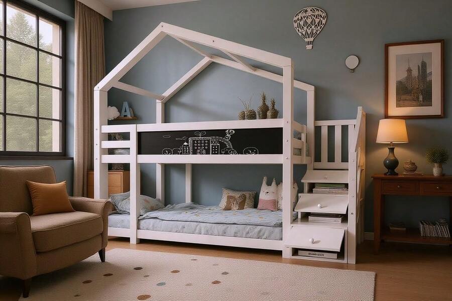 Kids Bed Frames, Headboards & Footboards - Black - View 1