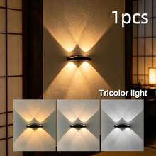 New 4-Head Cat-Eye Sensor Light, Three-Color Temperature/RGB Gradient Ambient Light, Bedside Lamp, Wall Lamp, Holiday Atmosphere Lamp, Perfect Valentine's Day And Christmas Gift, USB Charging, Holiday Atmosphere Lighting Fixture - one-size - View 14