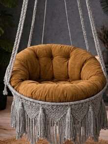 Luxury Macrame Swing Cushion Set (Cushions Only) – 2 Pieces In Der Turkei - Orange - View 2