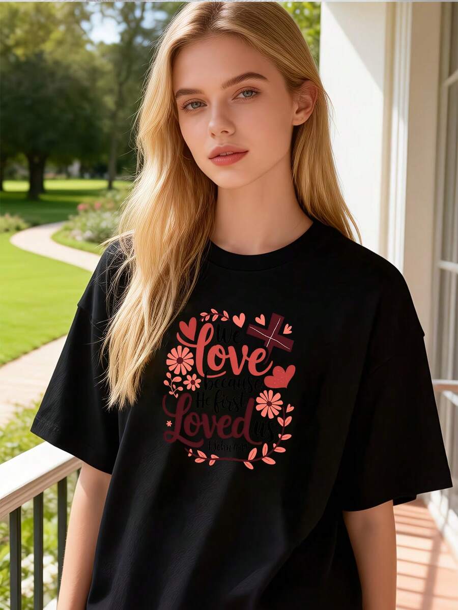 Women T-Shirts - Black - View 1