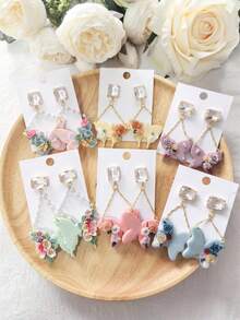 Bohemian Floral Butterfly Polymer Clay Earring Mold Set, DIY Handmade Jewelry Making Tool, Elegant Flower Pendant Cutter, Ceramic Clay Embossing Mold, Romantic Fairy Style Earring Cutter, High Precision Polymer Clay Or Modeling Clay Mold - Butterfly - View 6