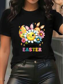 Women T-Shirts - Black - View 6