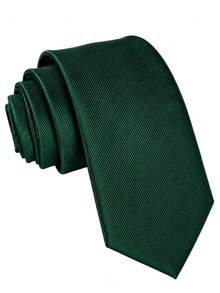 1 chiếc cà vạt nam màu trơn, kiểu dáng công sở, thắt tay, có gân chéo (rộng 8cm), phụ kiện, quà tặng lễ hội, tốt nghiệp. - xanh đậm - Xem 16