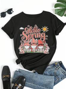 Women T-Shirts - Black - View 5