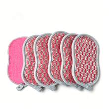 Miếng xốp rửa bát hai mặt đa năng, miếng chà rửa tẩy bẩn mạnh có móc treo - Hình 8 khăn lau vệ sinh - Xem 2