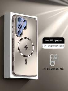 新款奢華超薄手機殼，具備散熱功能與強大磁吸力，適用 Galaxy S26/25 Ultra、S26/25 Plus、S2625、S25 Edge，相容 iPhone 18 Pro Max、17 Pro、16、15 Pro Plus，防震防摔保護，玻璃鏡頭保護防震保護殼 - 紫色 - 查看 6