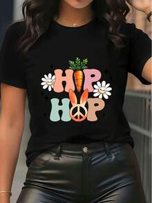 Women T-Shirts - Black - View 1