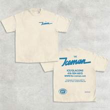 2026 New Drake THE ICEMAN Vintage Unisex T-Shirt, Limited Stock.180g Cotton Y2K Rap Graphic T-Shirt, Music Fan Gift For Daily & Concert - 杏色 - 查看 1